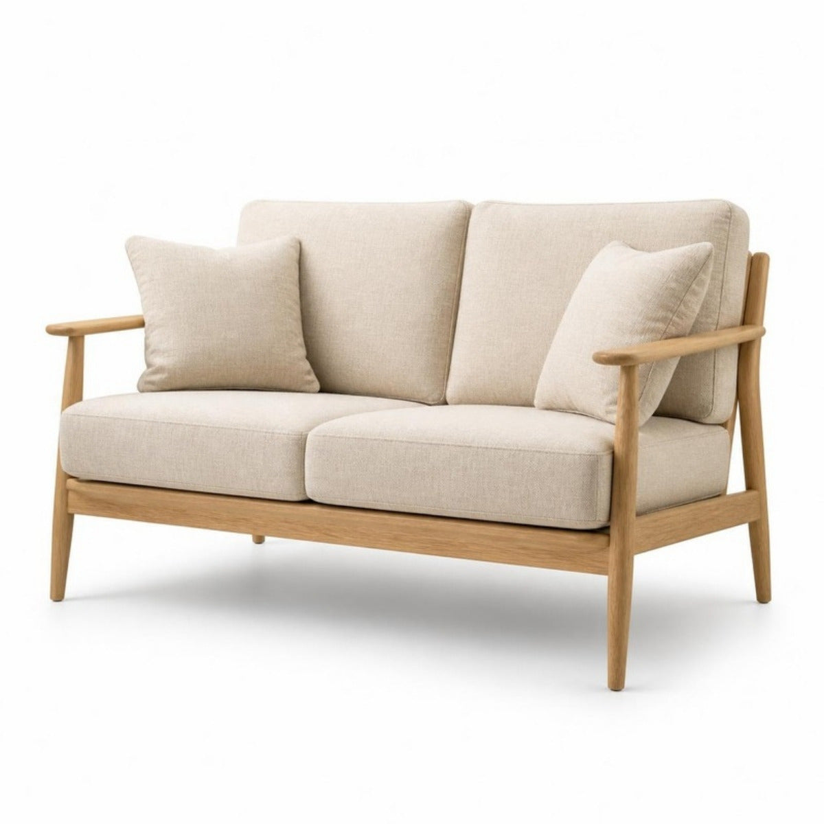 Mini Beit 2-Seater Sofa in natural oak