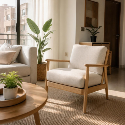 Accent Chair for Small Spaces in a room setting