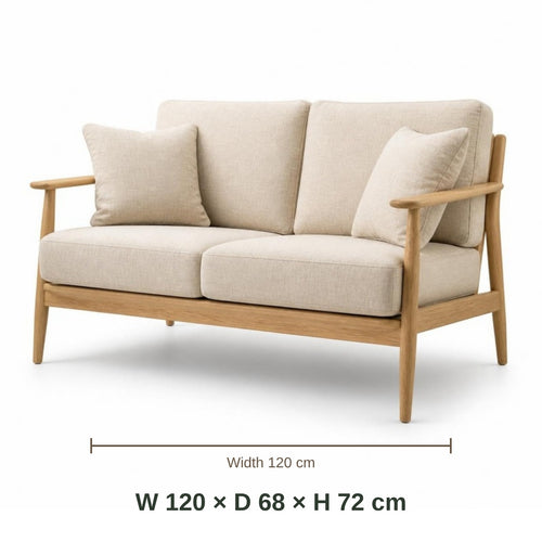 Mini Beit 2-Seater Sofa dimensions in cm