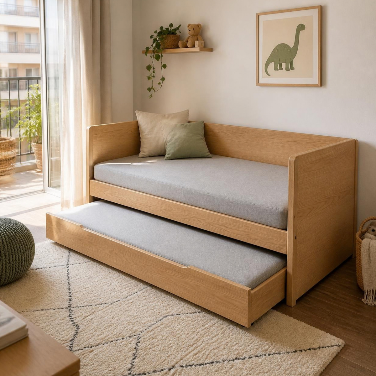 Trundle Bed for Small Bedrooms in a room setting