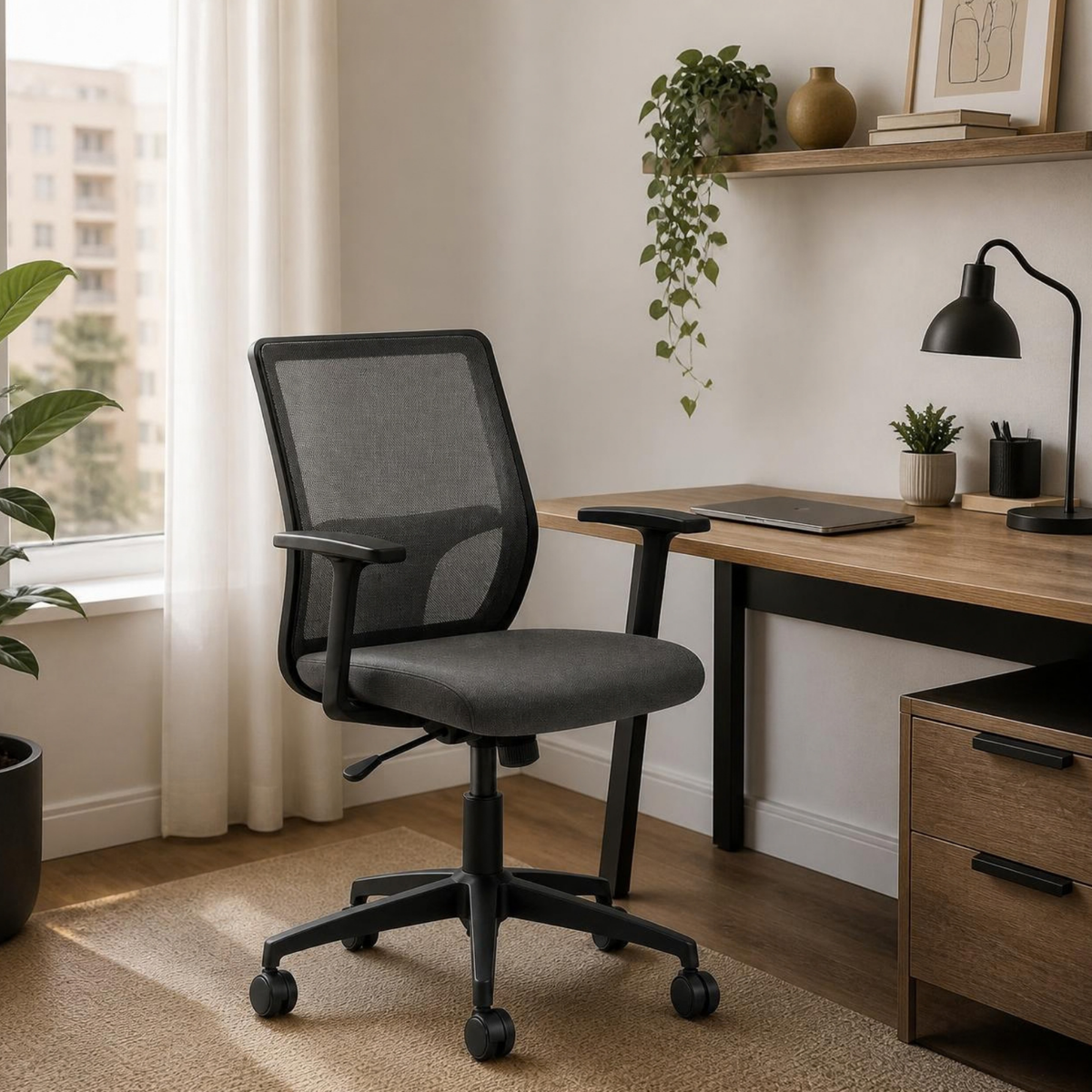 Office Chair for Small Spaces in a room setting