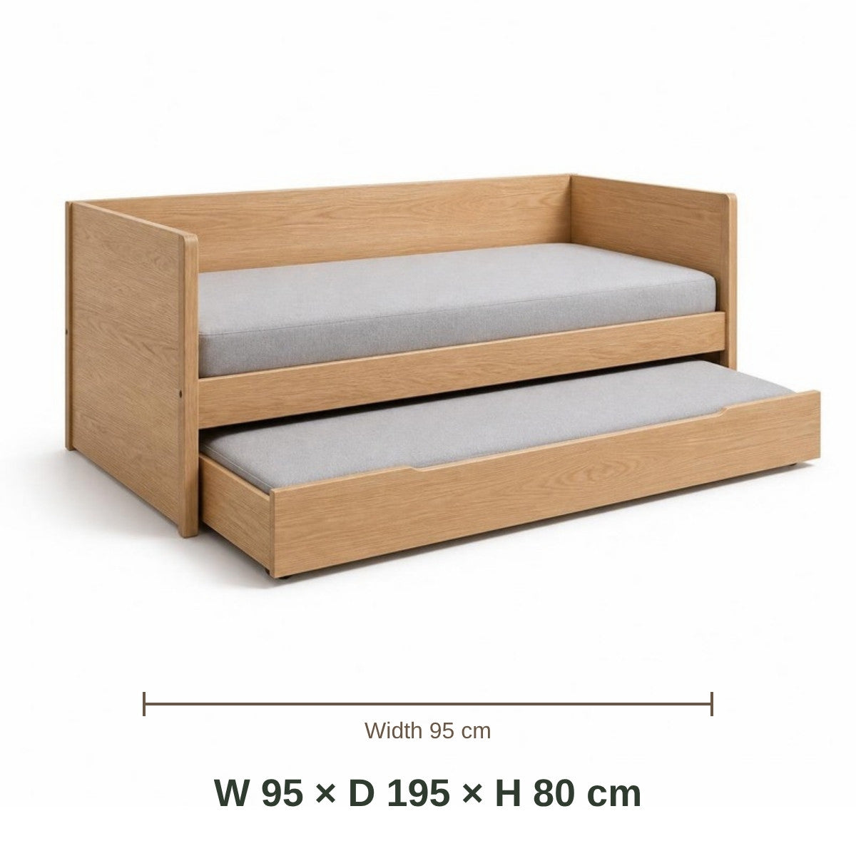 Mini Beit Trundle Bed dimensions in cm