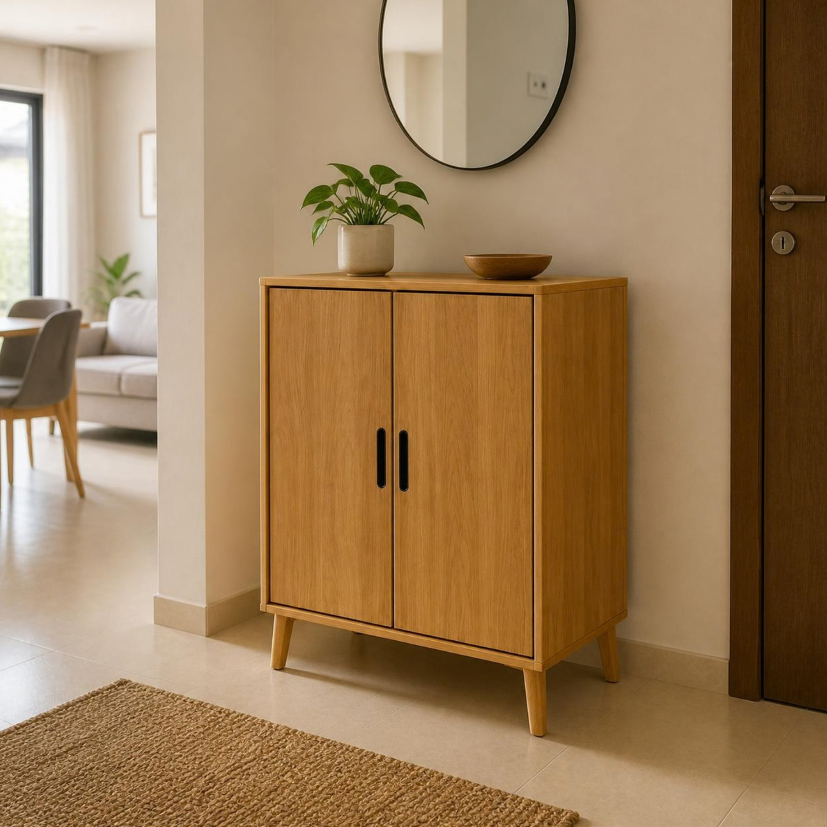 Storage Cabinet in a room setting