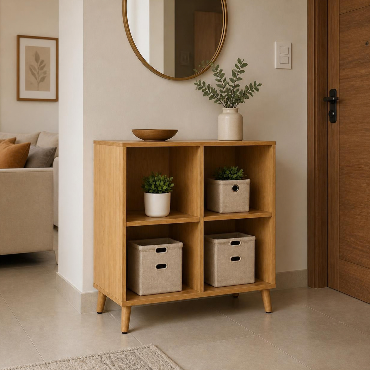 Storage Shelf in a room setting