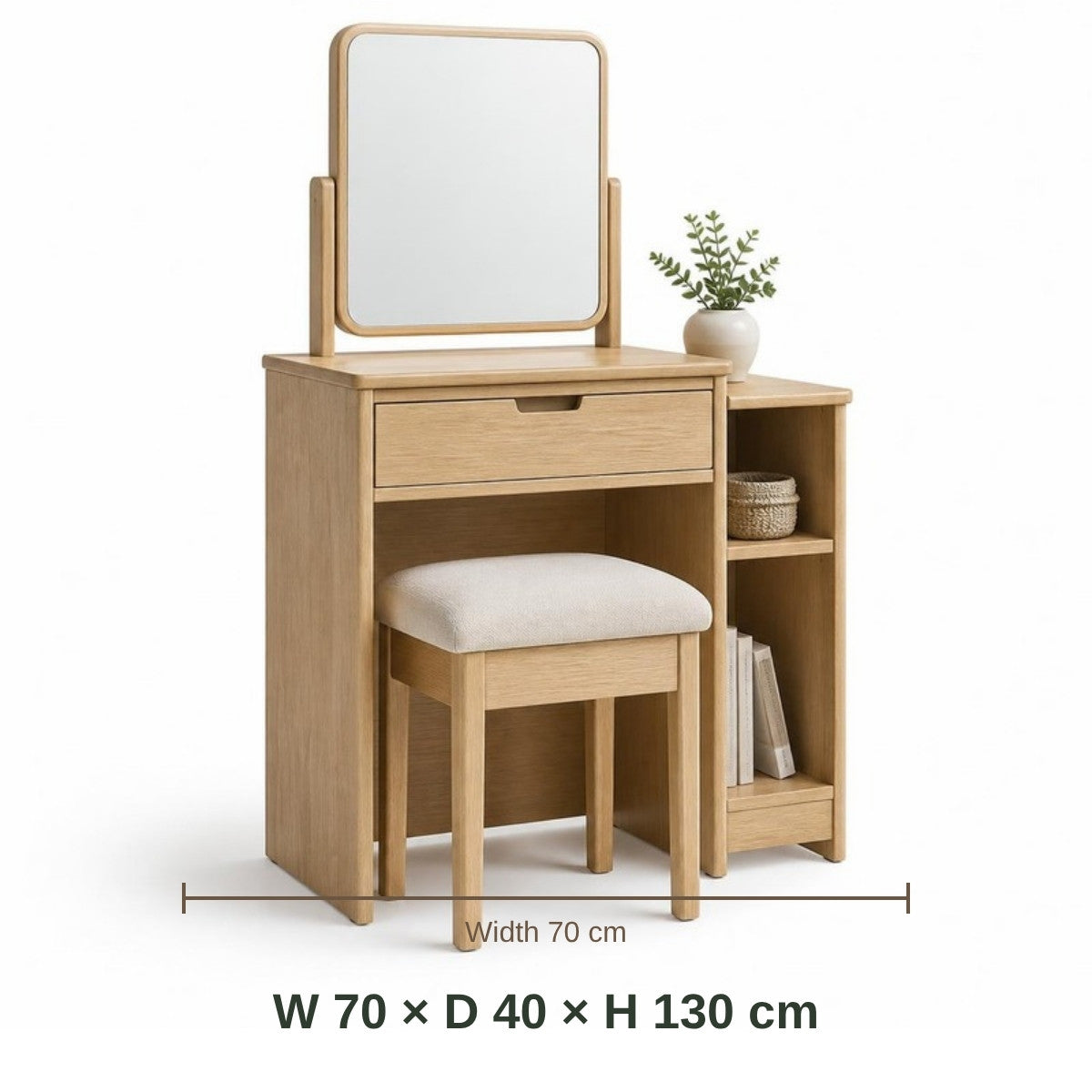 Mini Beit Dressing Table dimensions in cm
