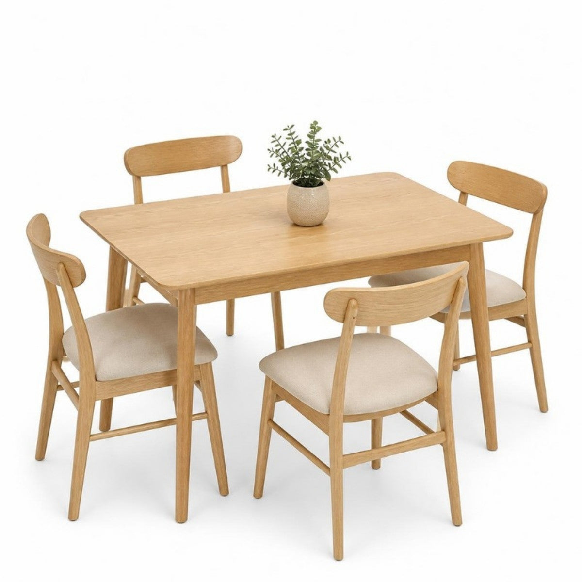 Mini Beit Rectangular Table with 4 Chairs
