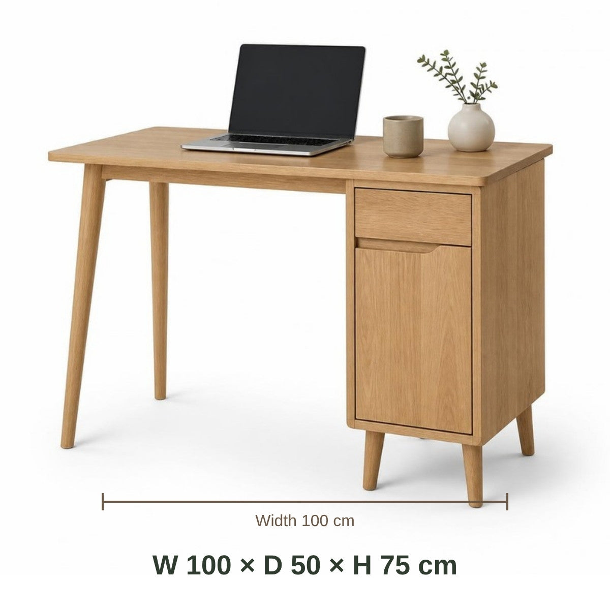 Mini Beit Compact Desk dimensions in cm