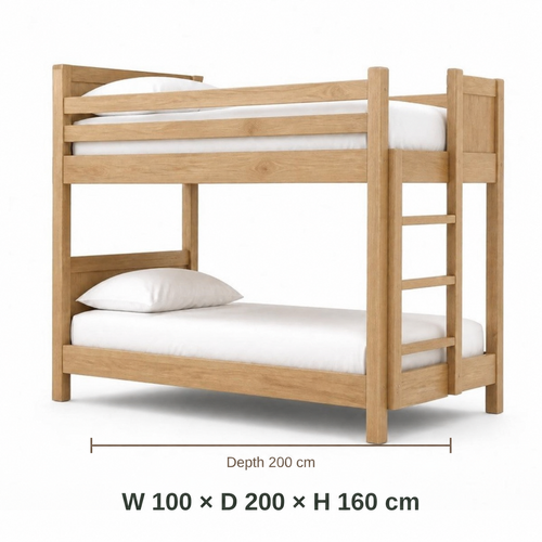 Mini Beit Bunk Bed (Single) dimensions in cm