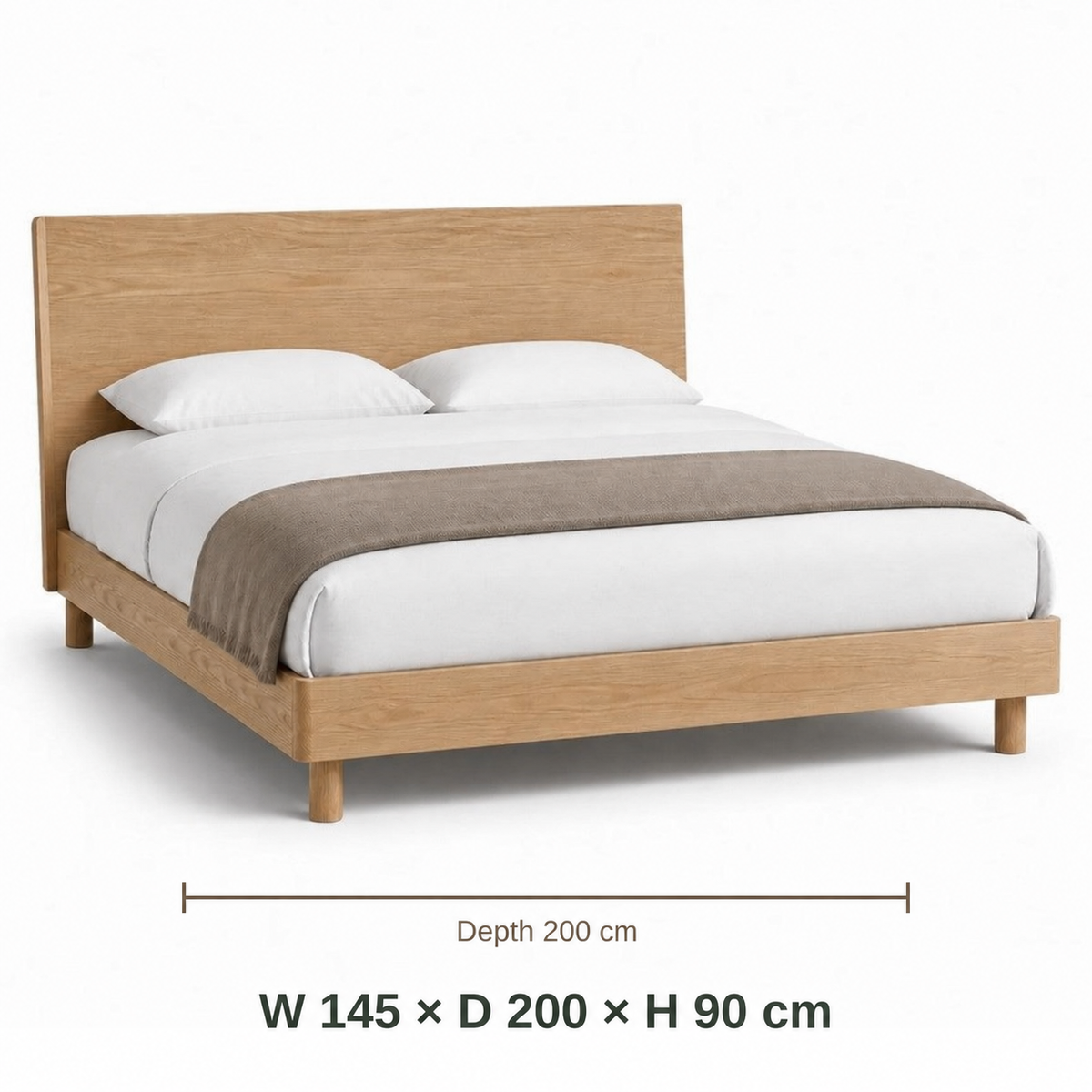 Mini Beit Double Bed 140 dimensions in cm