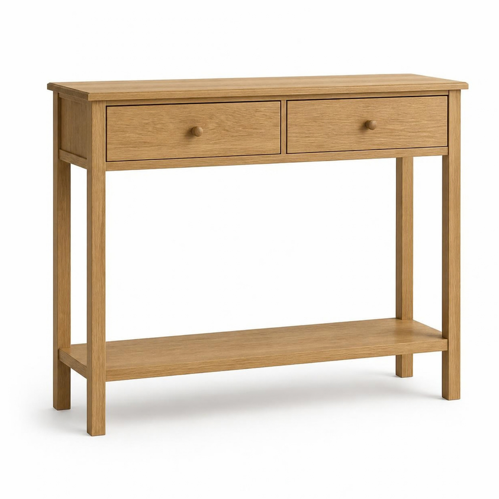 Entryway Console with 2 Drawers for Small Entryways