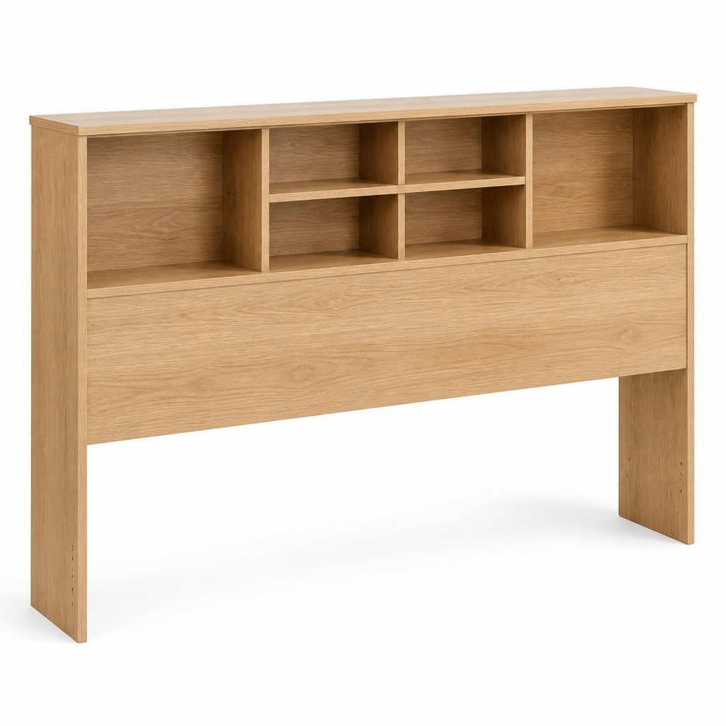 Headboard with Shelves 140 for Small Bedrooms