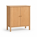 Living Room Storage Cabinet 2 Doors for Small Spaces