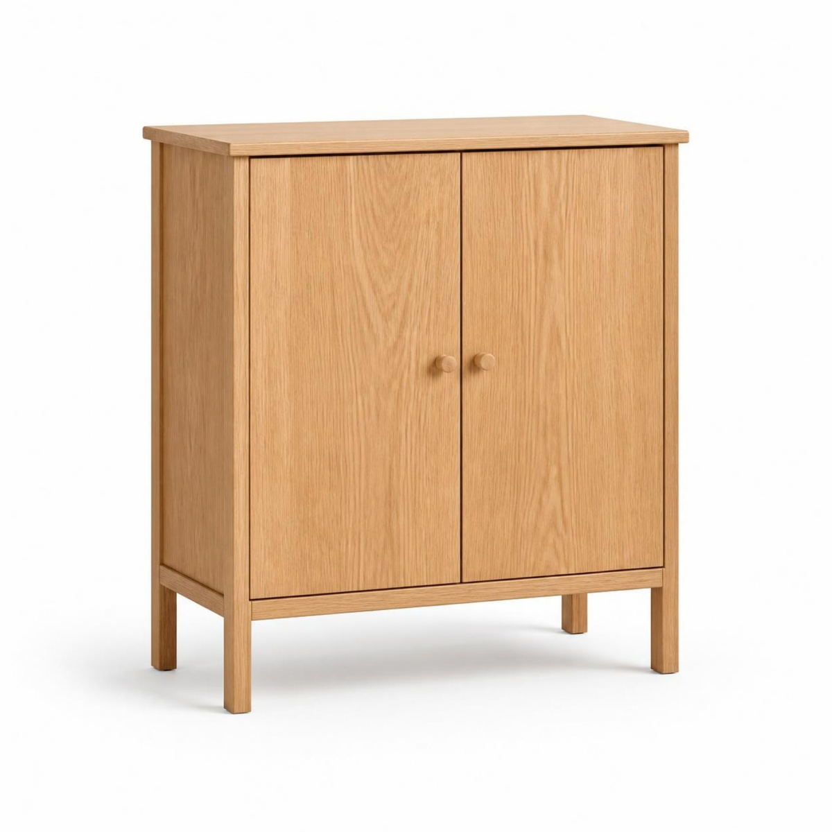 Living Room Storage Cabinet 2 Doors for Small Spaces