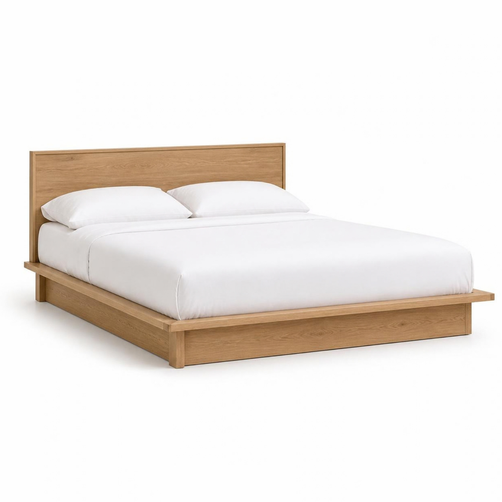 Low Platform Queen Bed 160 for Small Bedrooms