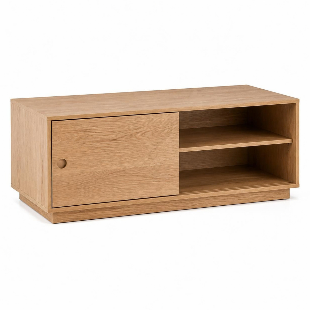Media Cabinet with Sliding Door for Small Living Rooms